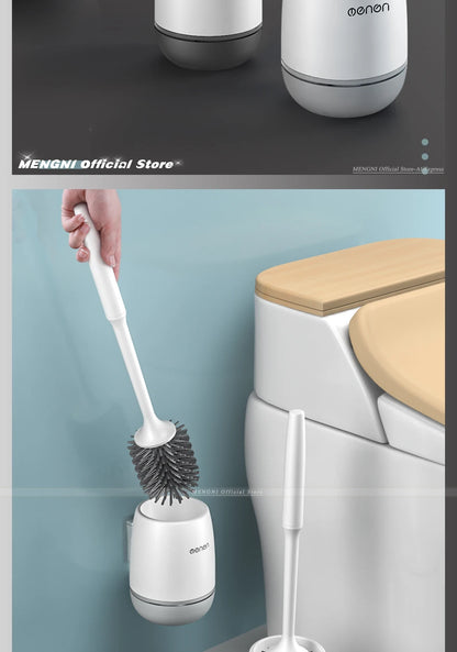 Silicone Toilet Brush & Holder – The Bathroom Glow-Up You Need