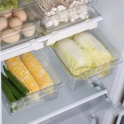 Under-Shelf Fridge Organizer — Egg, Fruit & Fresh Food Storage Rack