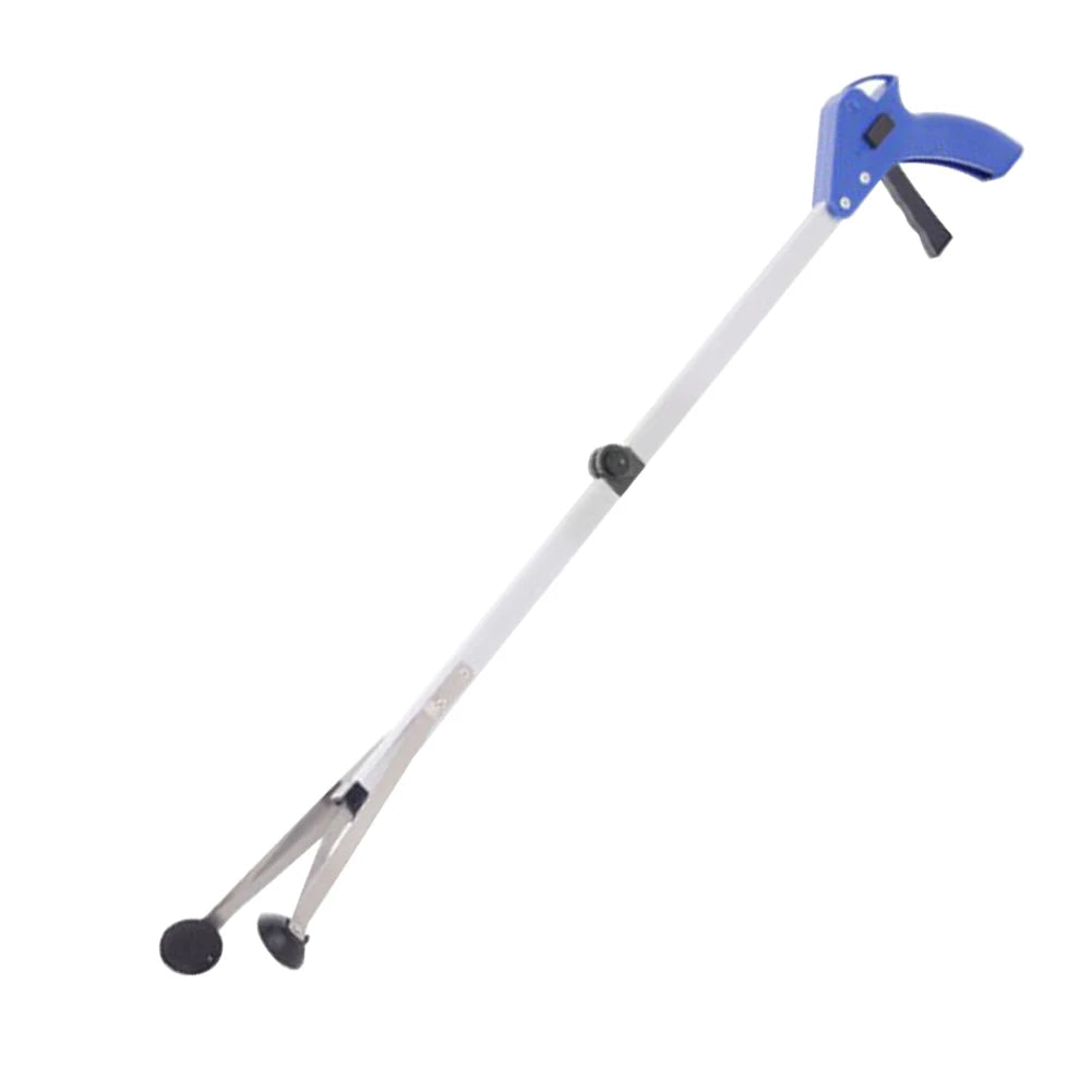80cm Foldable Garbage Picker Gripper — 360° Rotating Reacher Grabber Tool