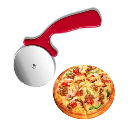 Stainless Steel Pizza Cutter Wheel — Sharp Pastry Roller for Pizza, Cake & Cookie