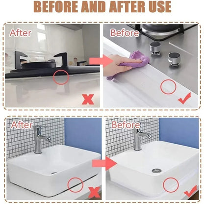 Waterproof Bathroom Sealing Tape — PVC Adhesive Caulk Strip for Sink, Bathtub & Kitchen