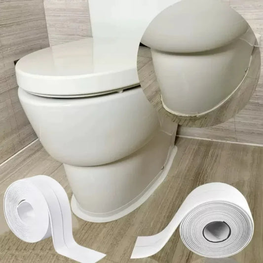 Waterproof Bathroom Sealing Tape — PVC Adhesive Caulk Strip for Sink, Bathtub & Kitchen