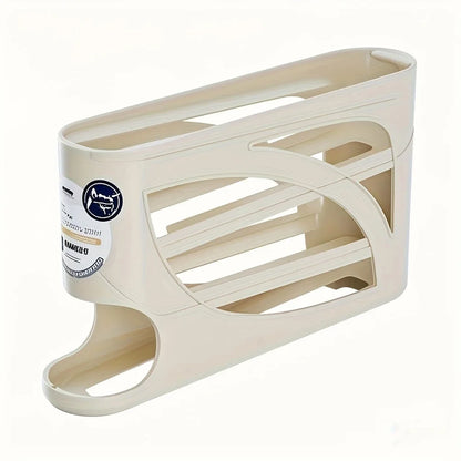 3-Tier Rolling Egg Storage Container for Fridge — Holds 24 Eggs