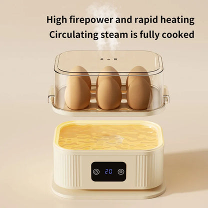 TINSOL 200W Multifunctional Electric Egg Cooker — Smart Steamer with Timer