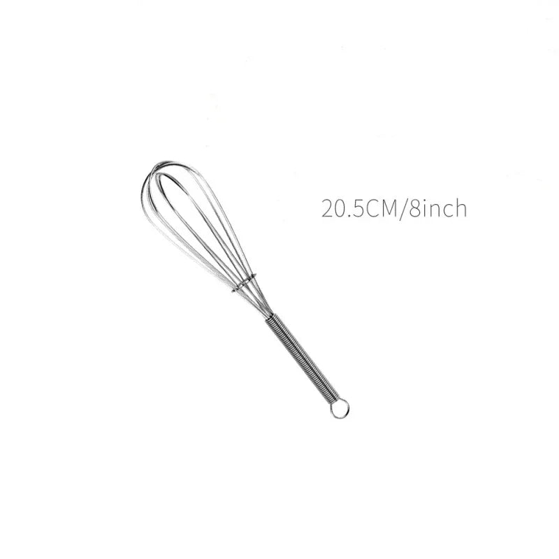 Rotary Manual Egg Beater — Stainless Steel Hand Whisk Mixer