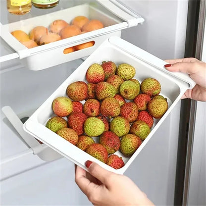 Reversible Egg Storage Box — Fridge Side Door Organizer Tray