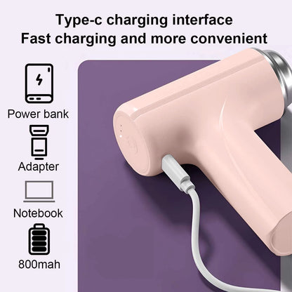 Wireless Electric Egg Beater — Handheld Food Mixer with 3 Speed Settings