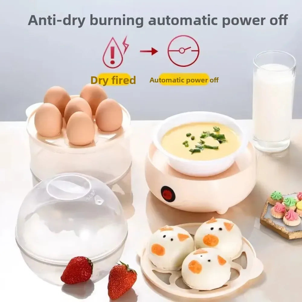Silicone Egg Beater with Wooden Handle — Non-Scratch Whisk for Non-Stick Cookware